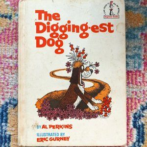 The Digging-est Dog Vintage 1967 Dr Seuss Al Perkins Beginner Book Club Edition
